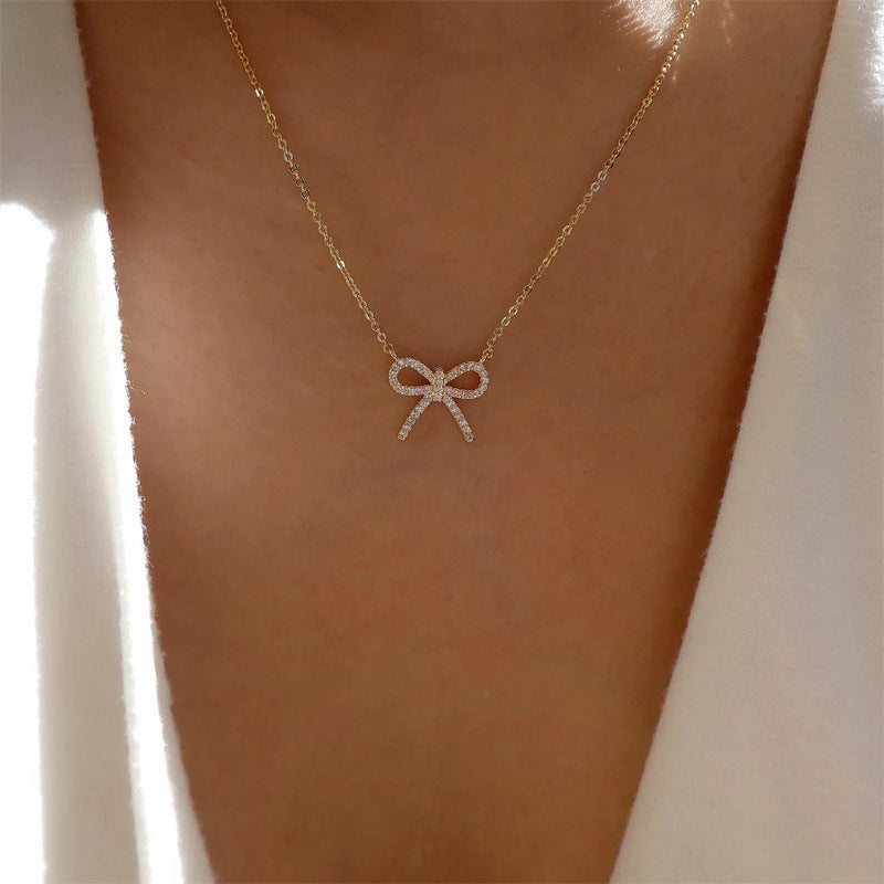 Luna Bow Necklace
