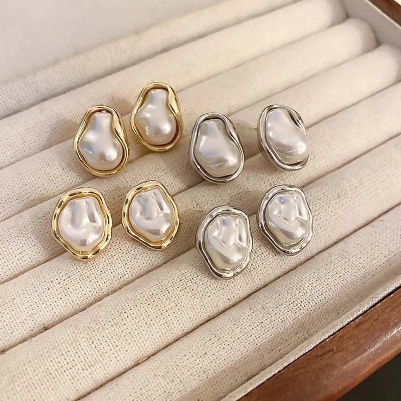 Nacre Pearl Studs
